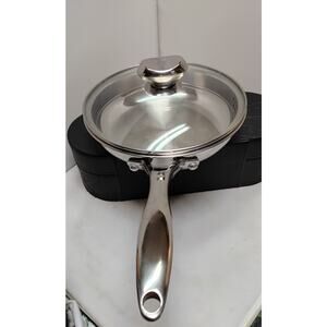 Wolfgang Puck 8" Omelet Pan number 012016 with lid Cooking See through lid